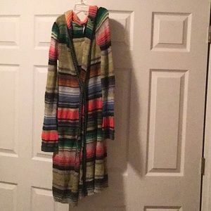 Free people knitted long cardigan